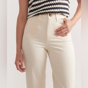 Ivory White Marine Layer Pants